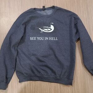 Effin' Birds SEE YOU IN HELL Loon women's classic fleece sweater